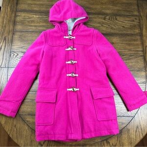 Mini Boden Pink Toggle Coat for Kids